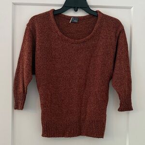 Sparkle & Fade Maroon Crew Neck Sweater